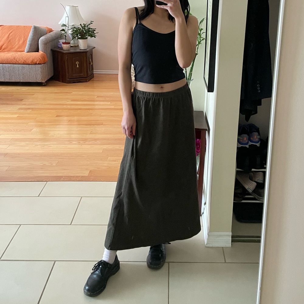 LL Bean Vintage Women’s Knit midi maxi Skirt Medium